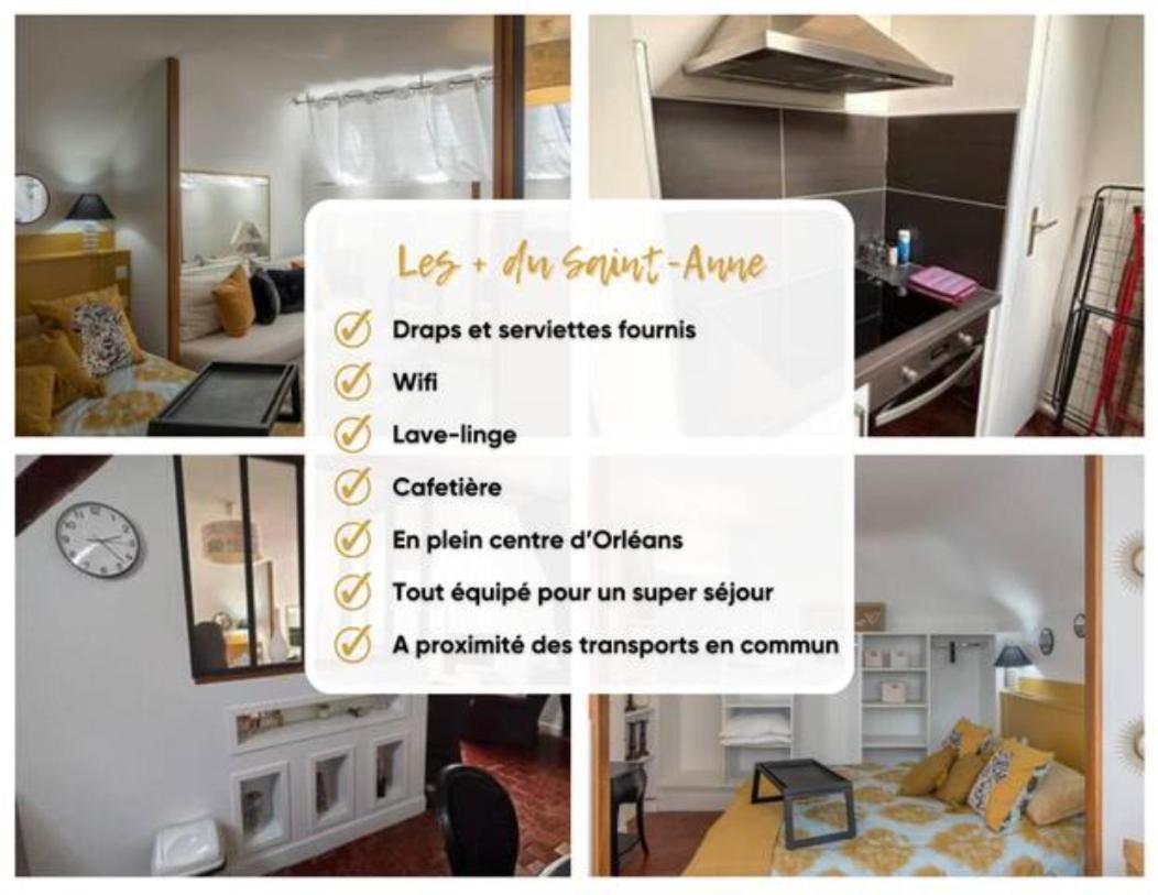 Apartmán Le Sainte Anne *Studio* Orléans Exteriér fotografie